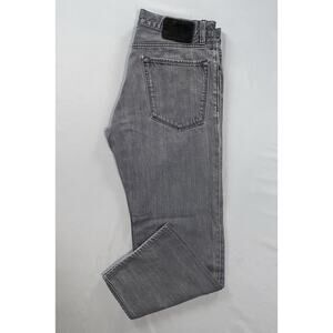 Hugo Boss 'Maine' 5-Pocket Zip Fly 100% Cotton Denim Jeans. Gray, Men's 34X27.